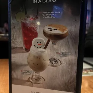 Holiday drinks