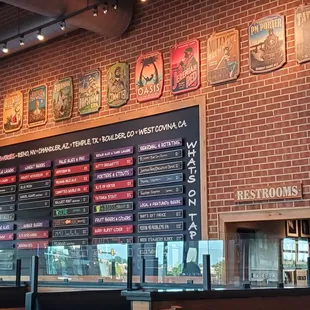 My View of their Brewhouse Beer &amp; Cider Board Of Flavor Choices.  8/2/2021