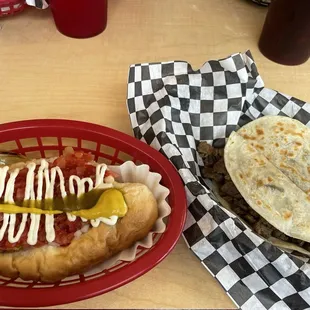 Bacon Wrapped Sonoran Hotdogs