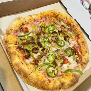 The Italian Job halal pizza