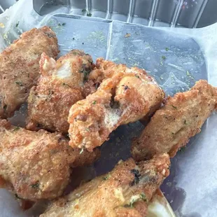 Fatty lemon pepper wings $10 for six