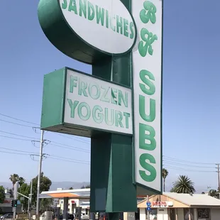 Cool 1959s/60s Googie- era sign our front