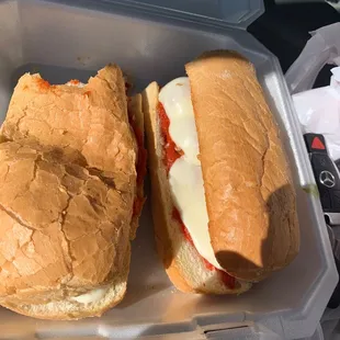 My meat ball sub sandwich!