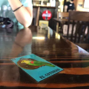 &quot;Loteria&quot; in the tables