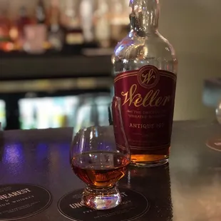One of their top shelf bourbons, Weller.