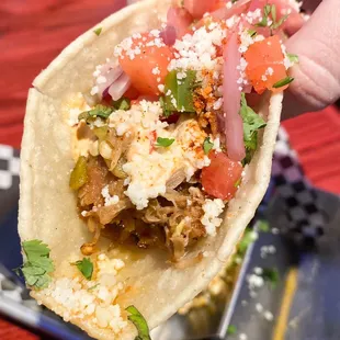Hatch Chile Pork Tacos