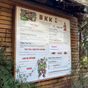 Menu august 2023