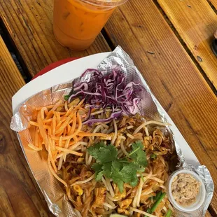 Street Pad Thai &amp; Iced Tea (Sept 2021)