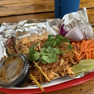 Chicken Satay Pad Thai