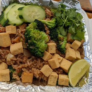 Tofu fried rice
