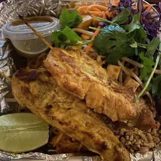 Chicken Satay Pad Thai