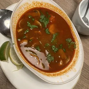 Tom Yum with Chicken