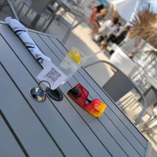 Nice patio. Great for the weather today