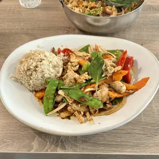 Chili Basil Chicken Stir Fry