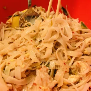 Chicken pad Thai