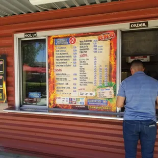 BBQ is outside and priced right