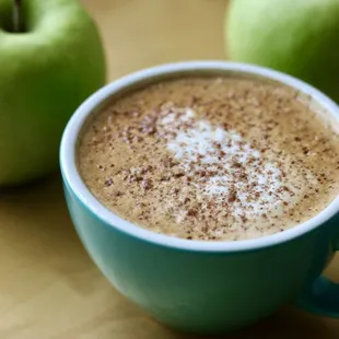 Bonita Applebum | Mouth Party caramel sauce, apple puree, vanilla, cinnamon, nutmeg, espresso,  oat milk | *fall seasonal*