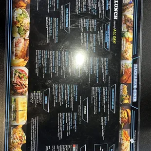 Updated menu (prices weren&apos;t the same as the old menu I saw)
