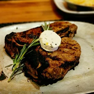 Porterhouse Steak w/ Black Truffle Butter