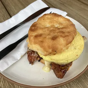 Bacon Praline Biscuit