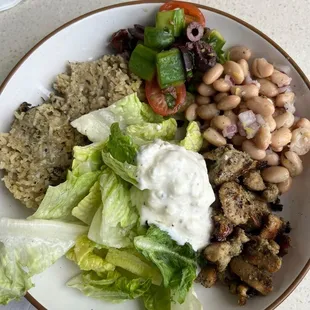 med bowl (swap kale for romaine)