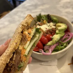 Banh Mi on GF and Street Corn Cobb Salad