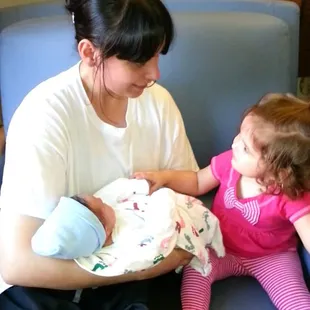 Christy, Anna and little E