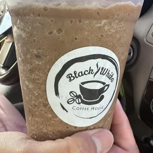 White chocolate frappe.