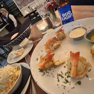 Steaks, seafood everything is fantastic at the Black Angus Restaurant!