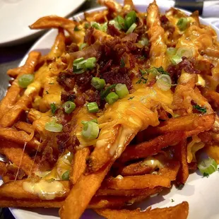 LOADED SWEET POTATO FRIES