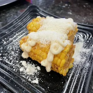 corn on the cob on a plate