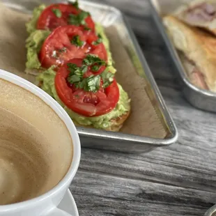 Coffee &amp; sandwiches