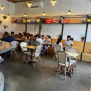 Inside seating