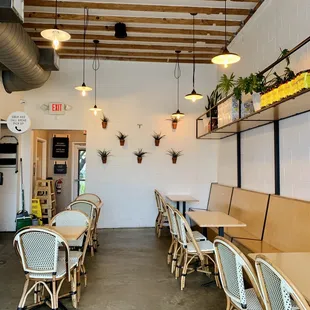 the interior of a restaurant