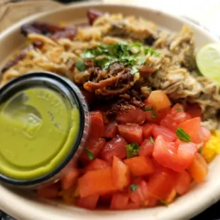 Roasted pork bowl