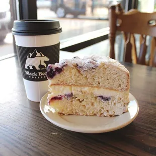 Lemon berry mascarpone cake