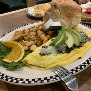 California Omelette (480 cals.)