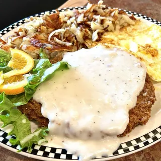 Chicken Fried Steak (560 cals.)