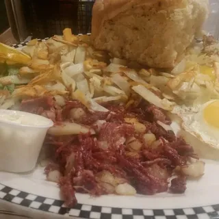 Corned Beef Hash (280 cals.)