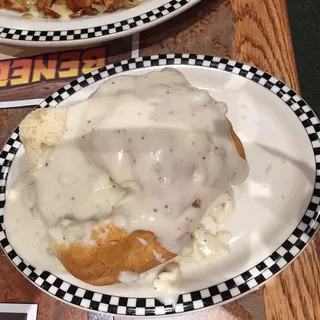 2 Biscuits & Gravy (1200 cals.)