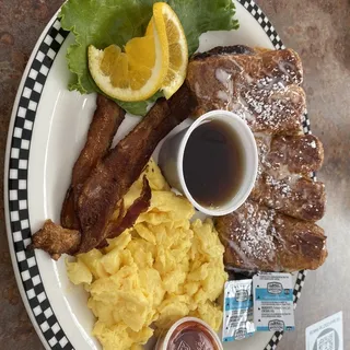 Stuffed Blackberry French Toast* (1240 cals.)