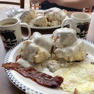 2 Biscuits & Gravy (1200 cals.)