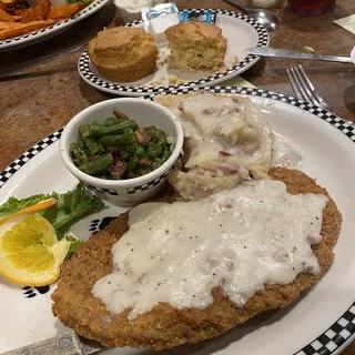 BIGFOOT Chicken Fried Steak & Eggs* (2520-2580 cals.)