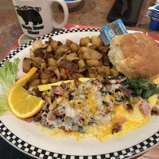 1 Biscuit & Country Gravy (680 cals./760 cals.)