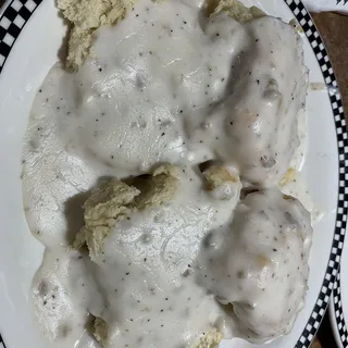 2 Biscuits & Gravy (1200 cals.)