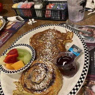 Cinnamon Roll French Toast* (1650 cals.)