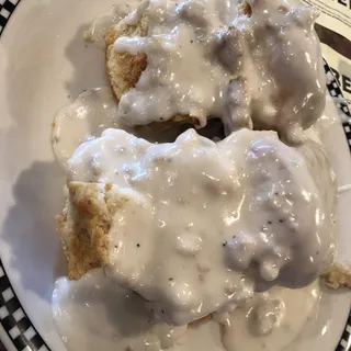 2 Biscuits & Gravy (1200 cals.)