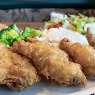 a plate of fried food
