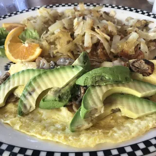 California Omelette (480 cals.)