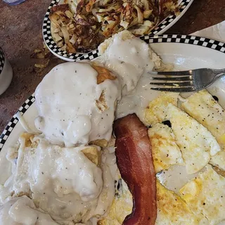 2 Biscuits & Gravy (1200 cals.)